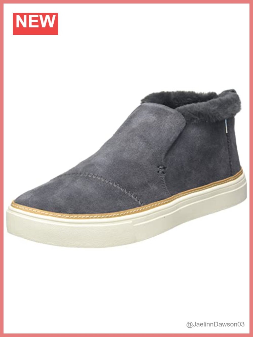 TOMS Paxton Women's Suede Slip-On Fashion Sneakers Water-Resistant